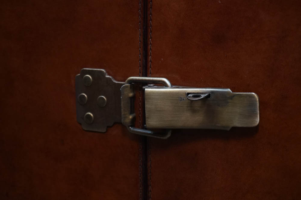 Leather Storage Trunk