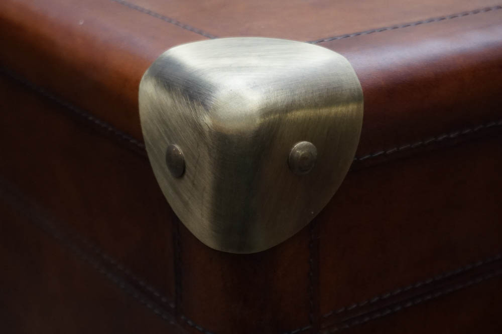 Leather Storage Trunk
