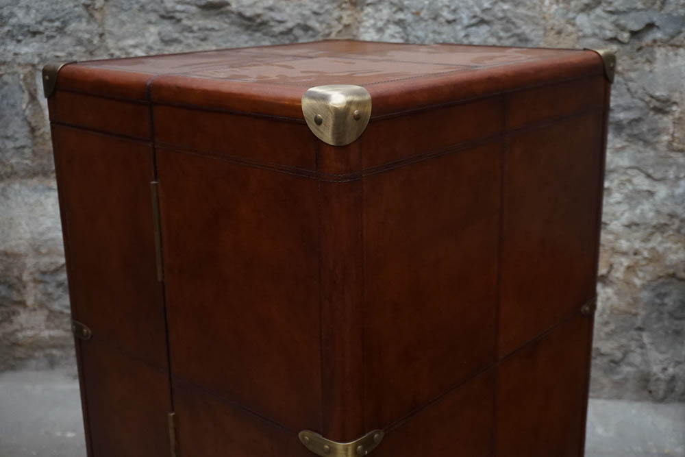 Leather Storage Trunk