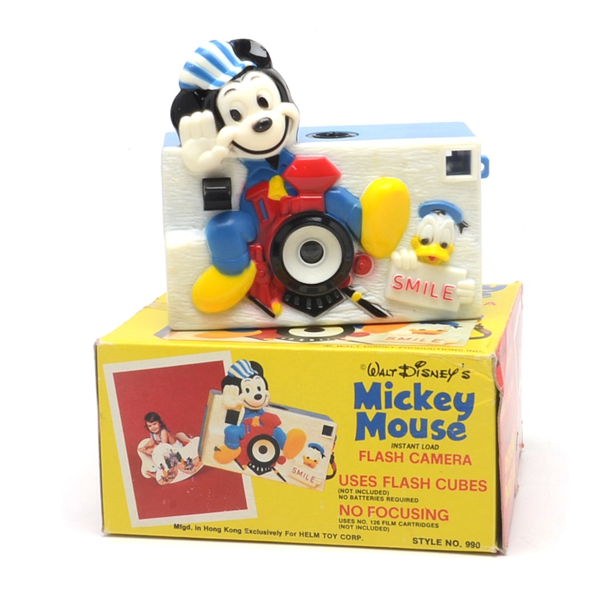 Vintage Walt Disney Mickey Mouse Camera