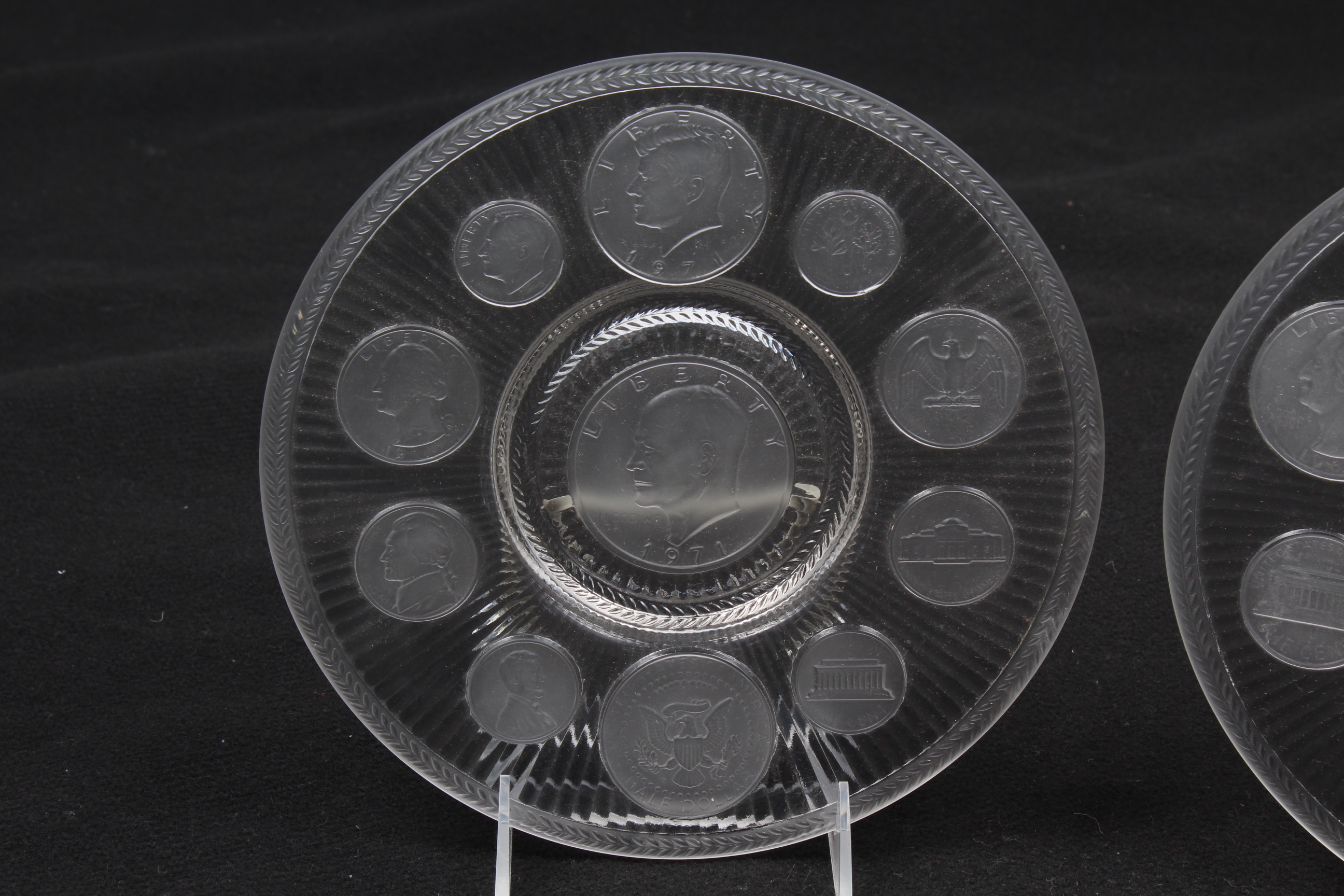 Crystal Coins Collector's Plates