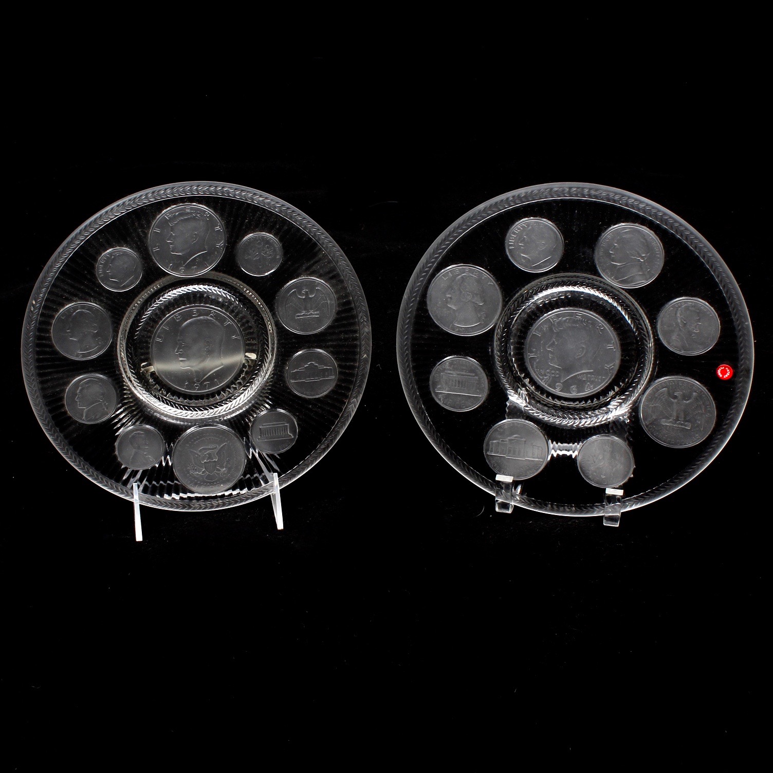 Crystal Coins Collector's Plates