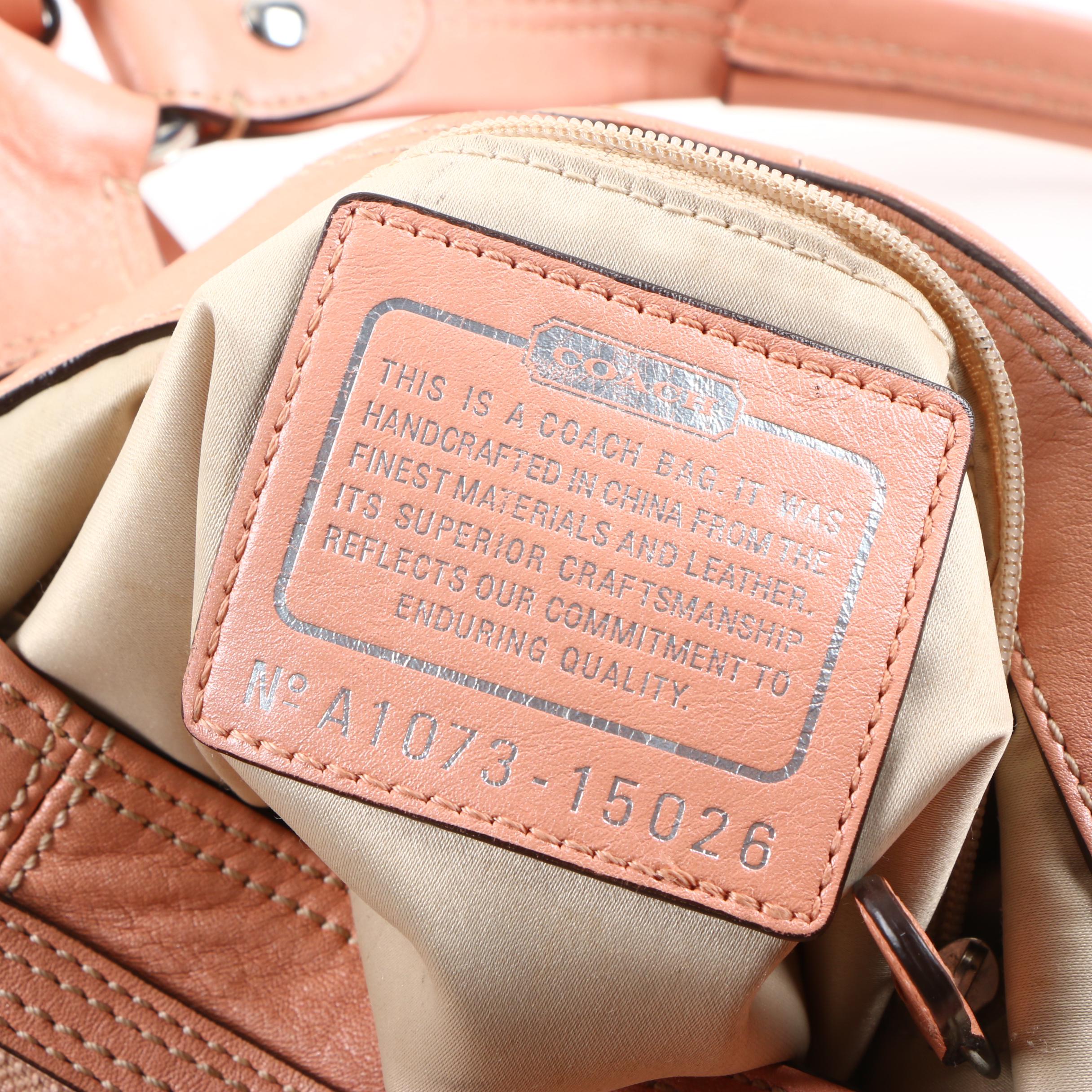 Coach Madison Maggie Blush Pink Rose Leather Handbag