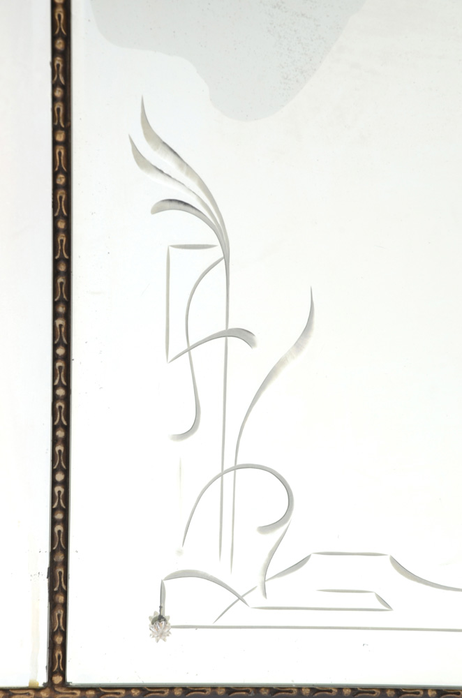 Antique Buffet Mirror