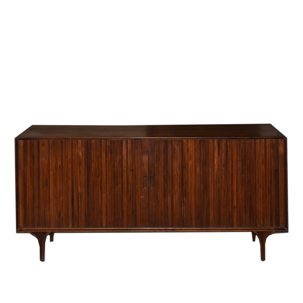 Mid Century Modern Walnut Stereo Cabinet/Sideboard by Barzilay