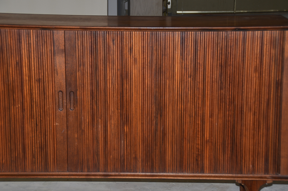 Mid Century Modern Walnut Stereo Cabinet/Sideboard by Barzilay