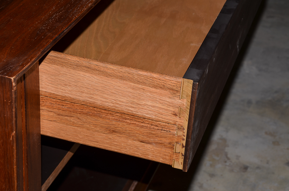 Mid Century Modern Walnut Stereo Cabinet/Sideboard by Barzilay