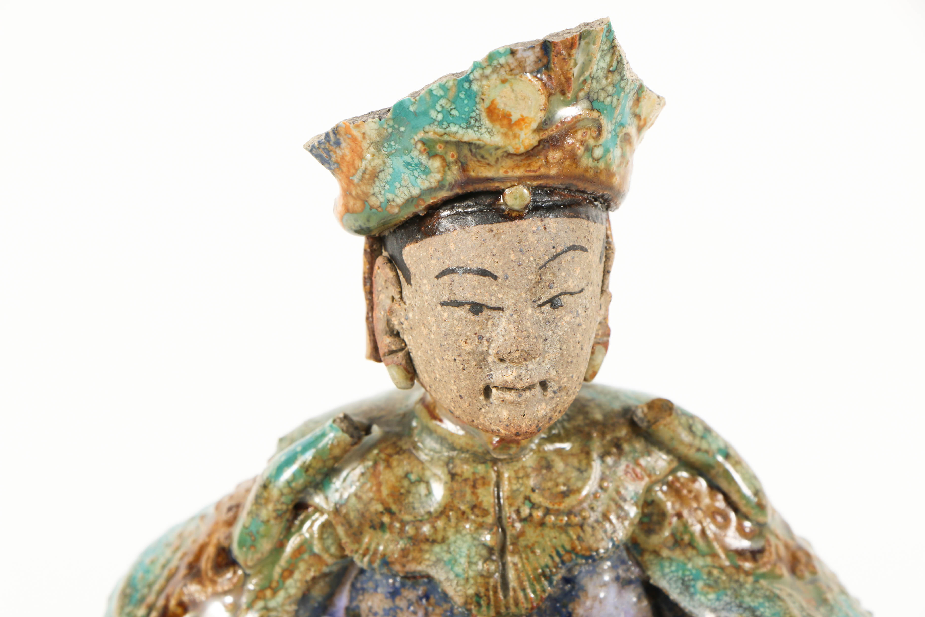 Chinese Ceramic Sculpture of a Woman