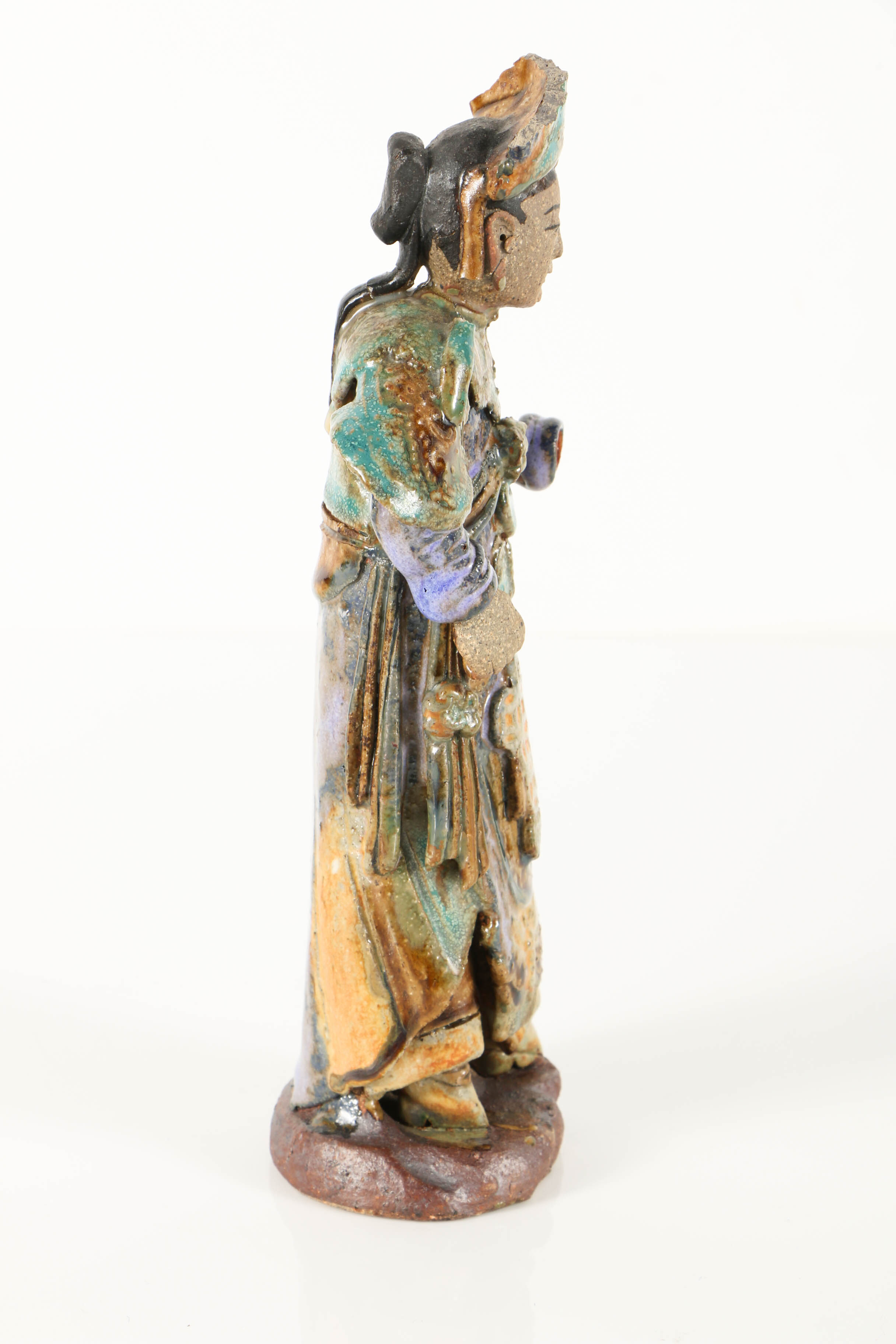 Chinese Ceramic Sculpture of a Woman