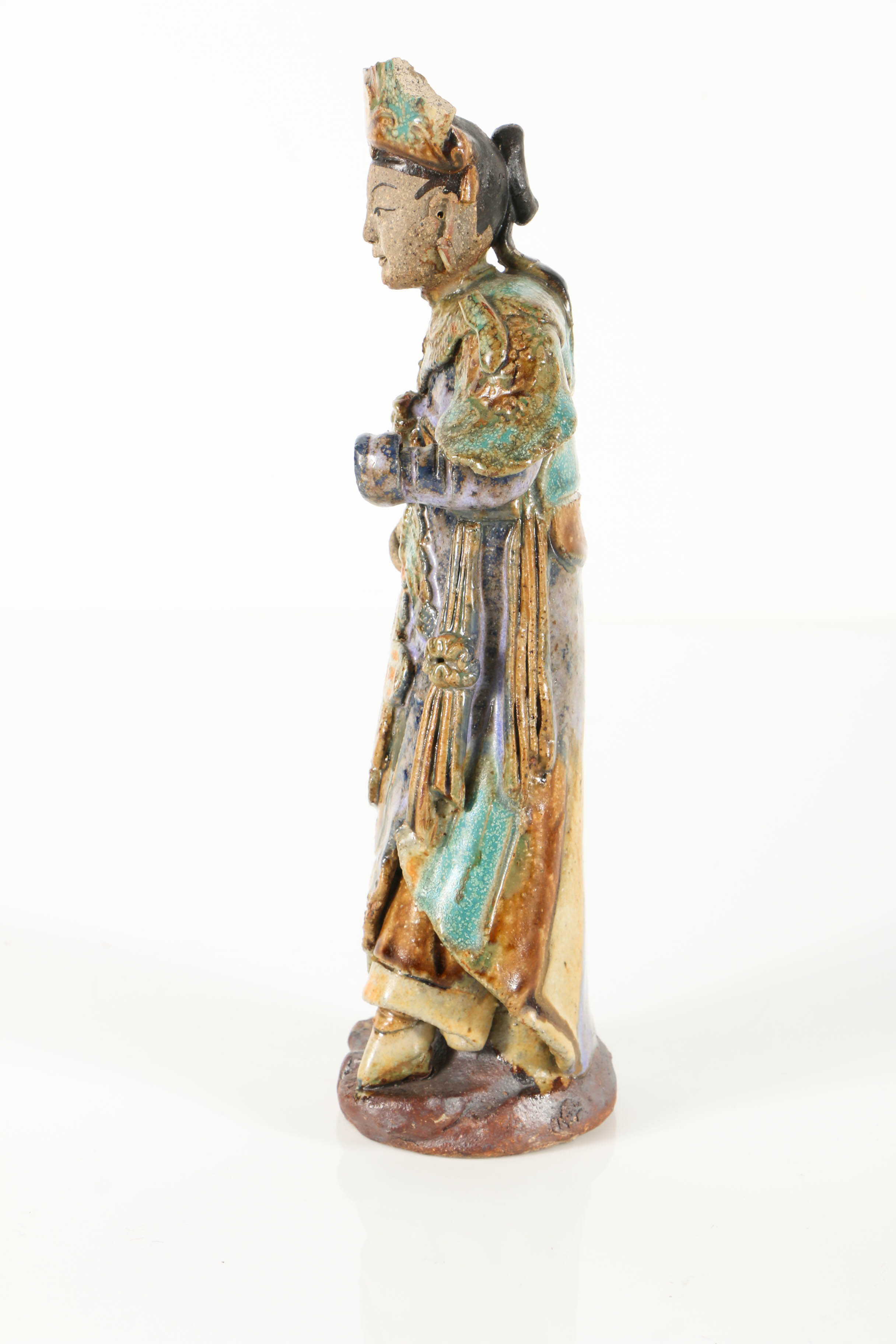 Chinese Ceramic Sculpture of a Woman