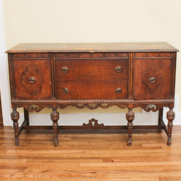 Vintage Jacobean Style Sideboard