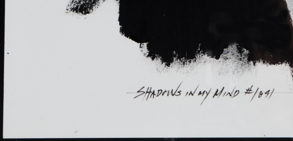 Robert Lackney Mixed Media Drawing "Shadows in My Mind"
