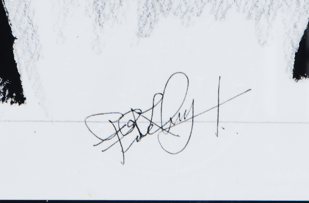 Robert Lackney Mixed Media Drawing "Shadows in My Mind"