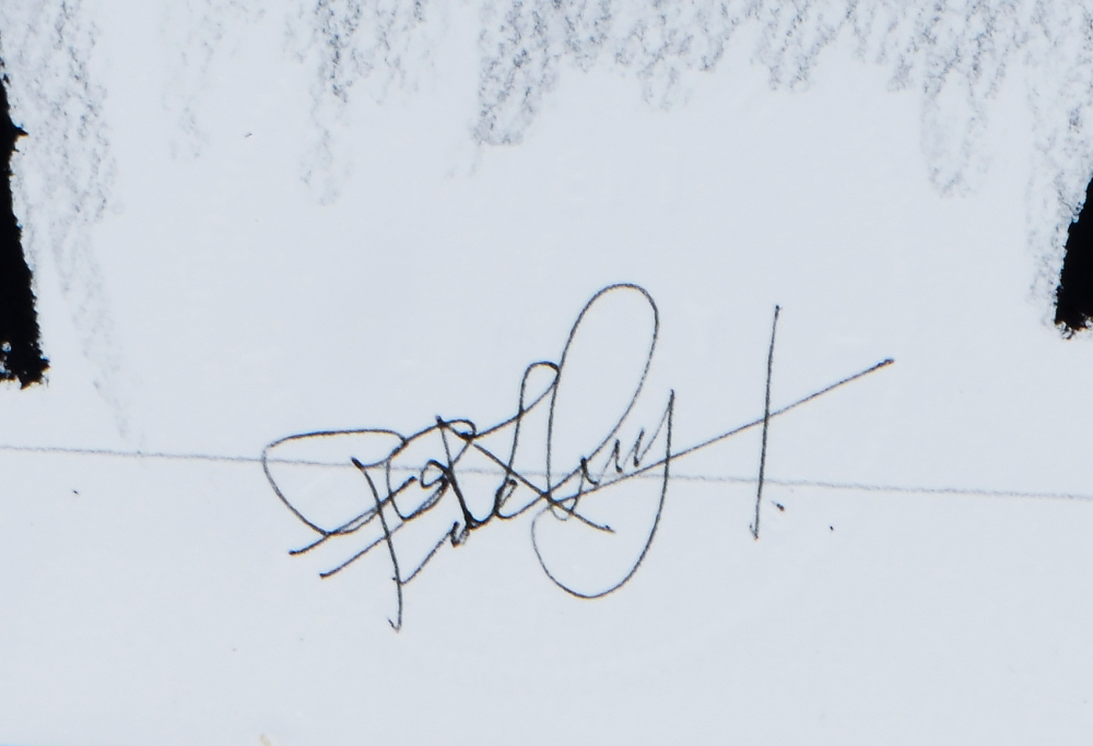 Robert Lackney Mixed Media Drawing "Shadows in My Mind"