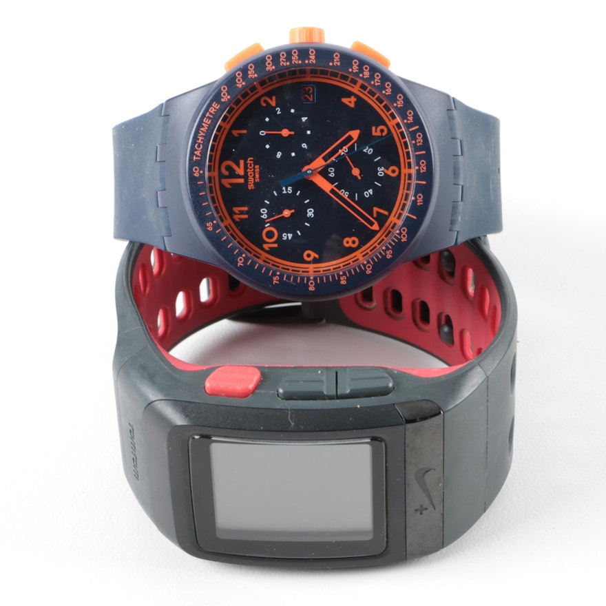 Swatch and Nike Wristwatches