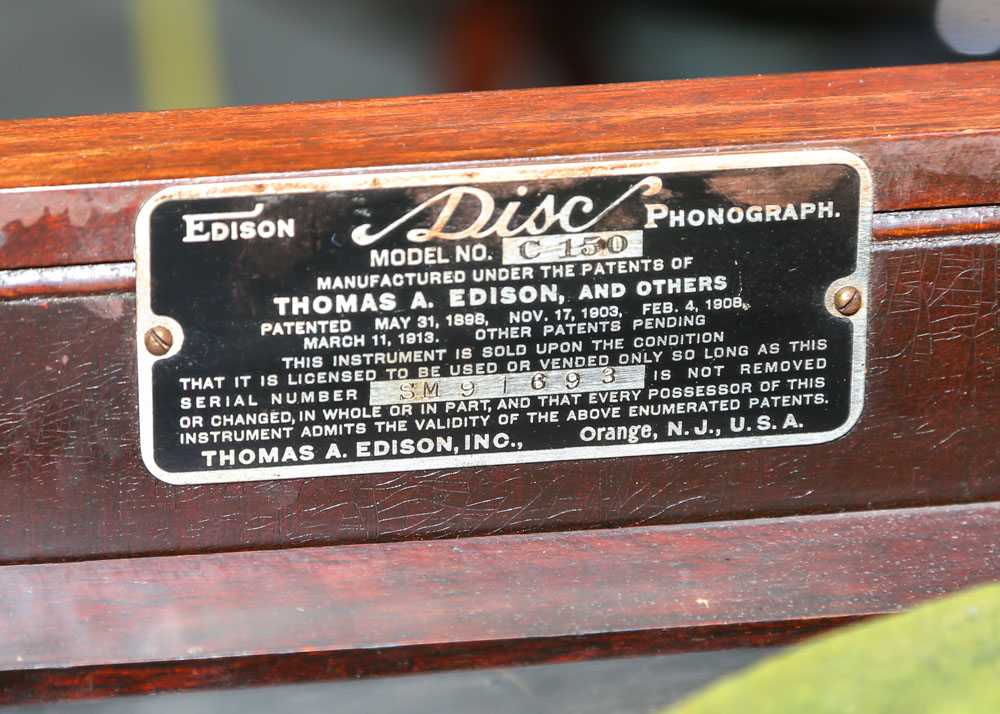 Antique Edison Disc Phonograph
