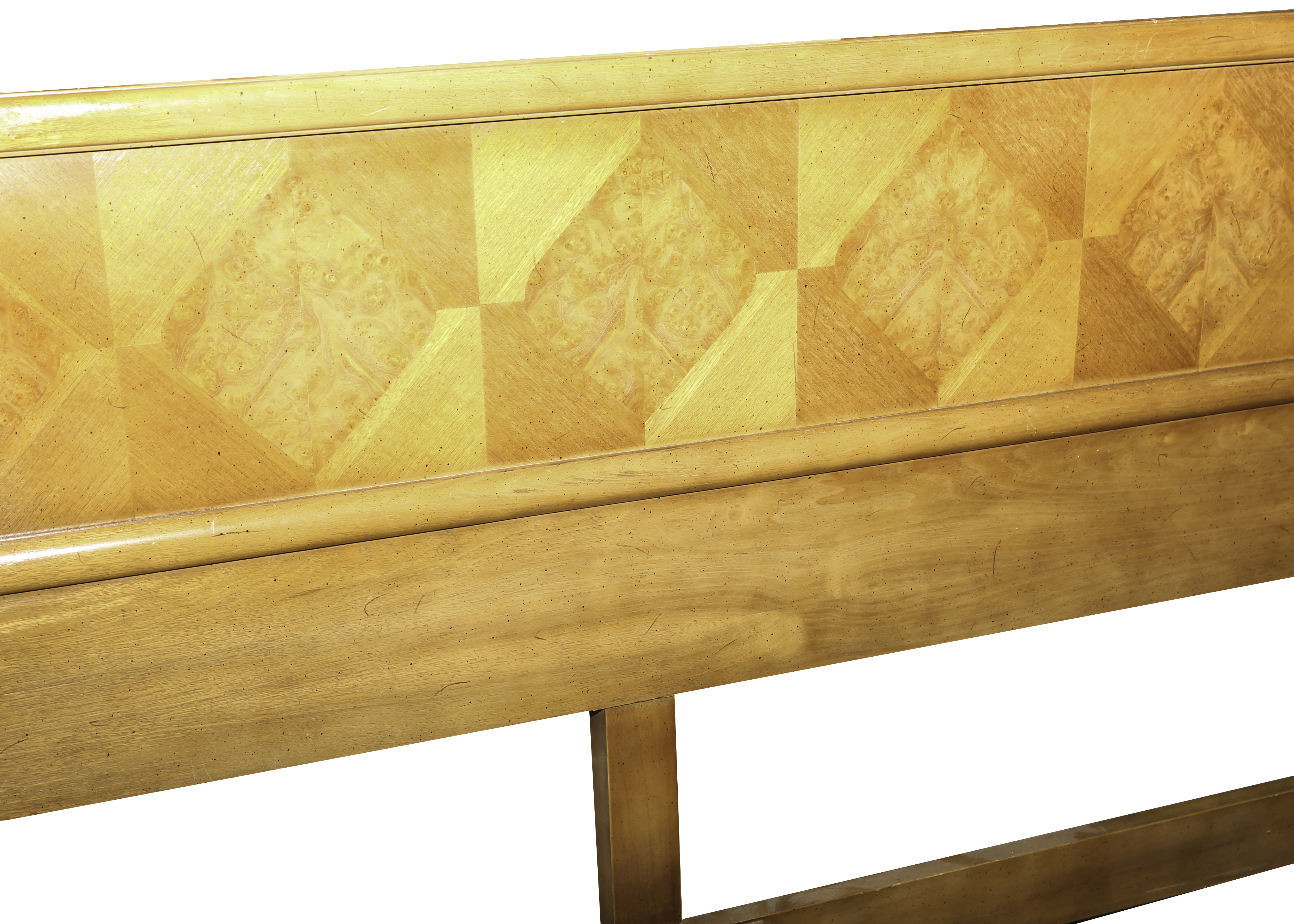 Vintage Mid Century Modern King Size Headboard by American of Martinsville