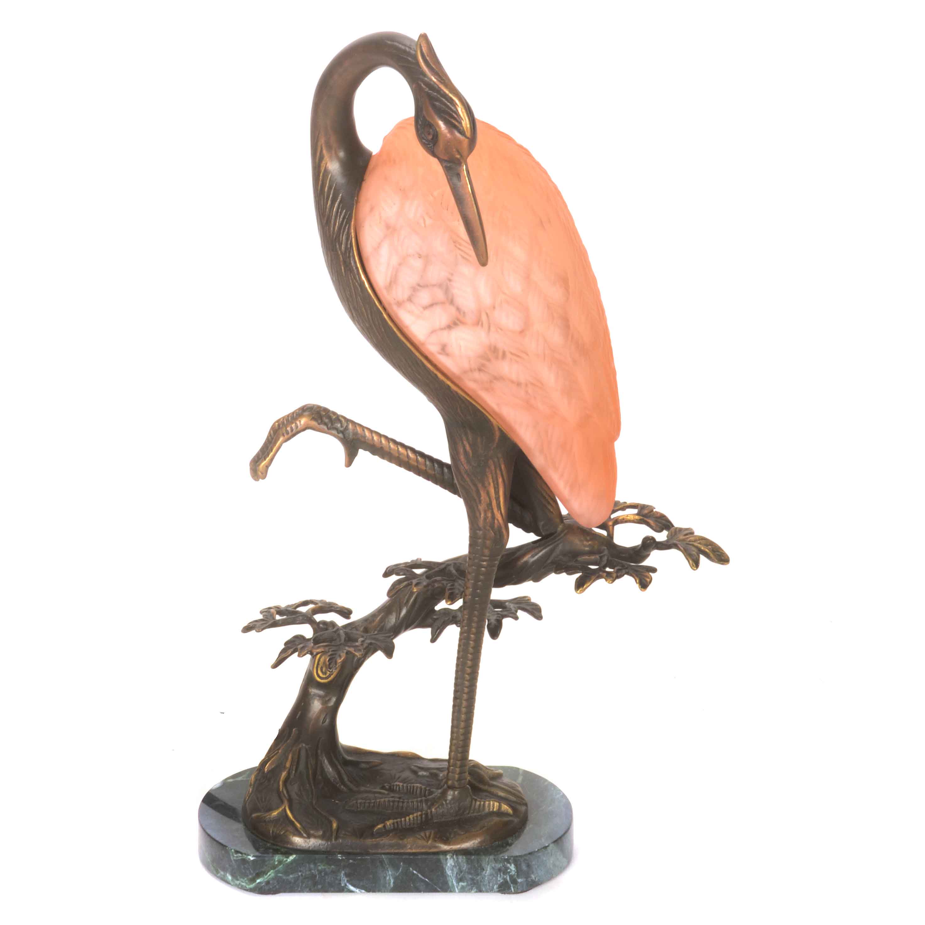 Figural Heron Lamp by Andrea by Sadek