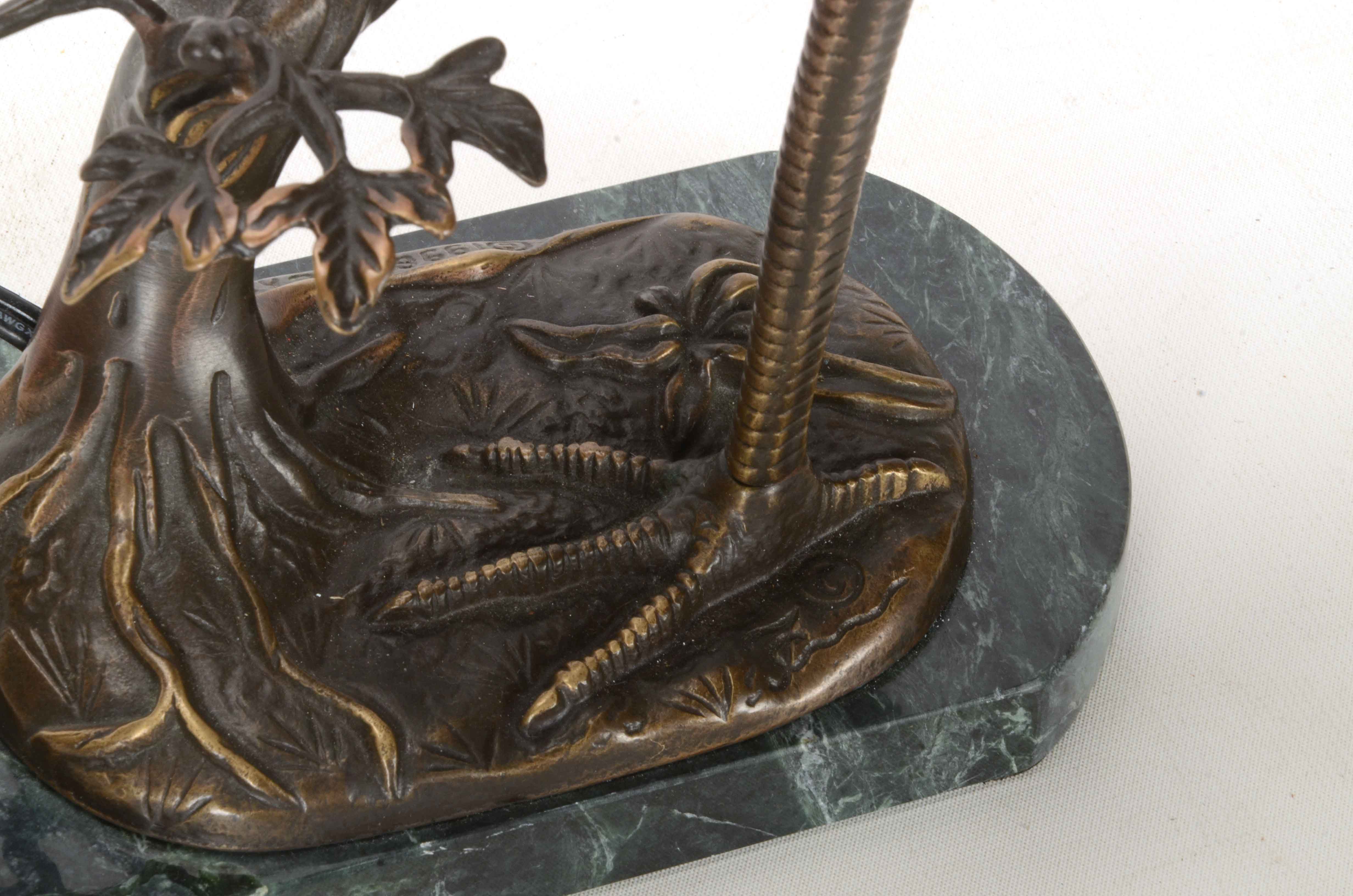 Figural Heron Lamp by Andrea by Sadek