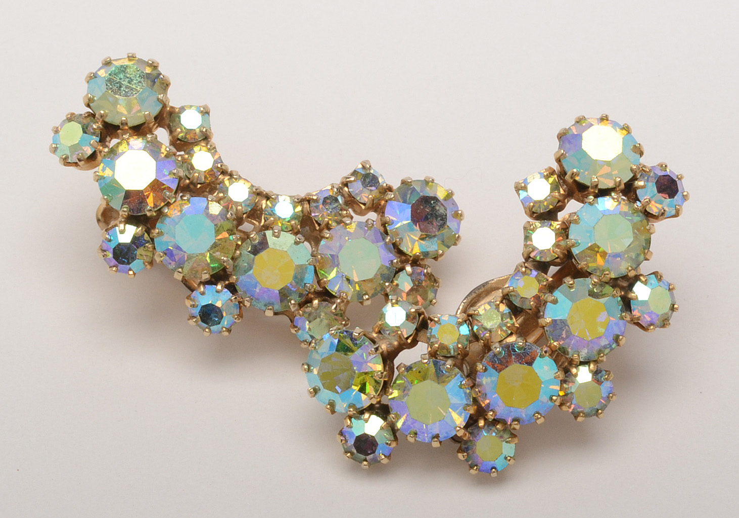 Vintage Weiss and Other Aurora Borealis Rhinestone Jewelry