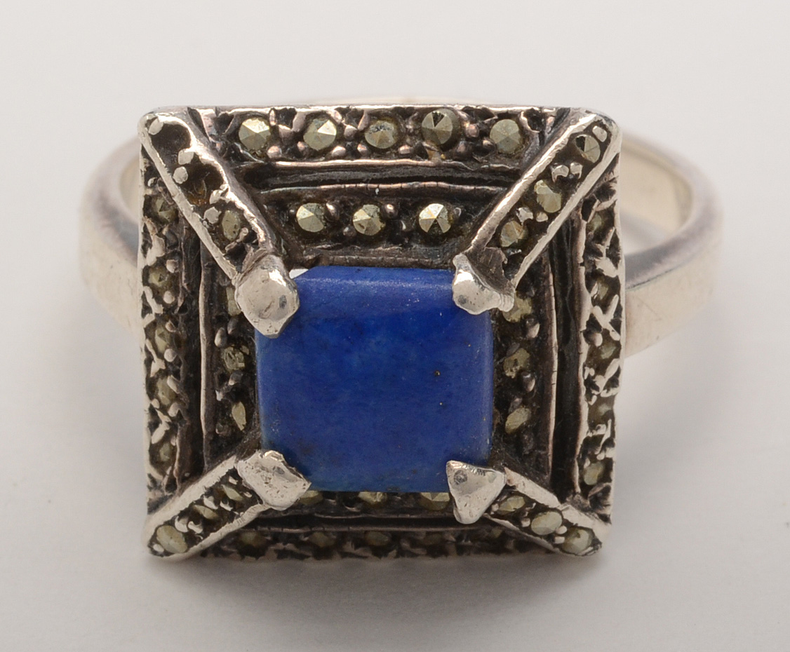 Sterling Silver and Costume Jewelry with Gemstones