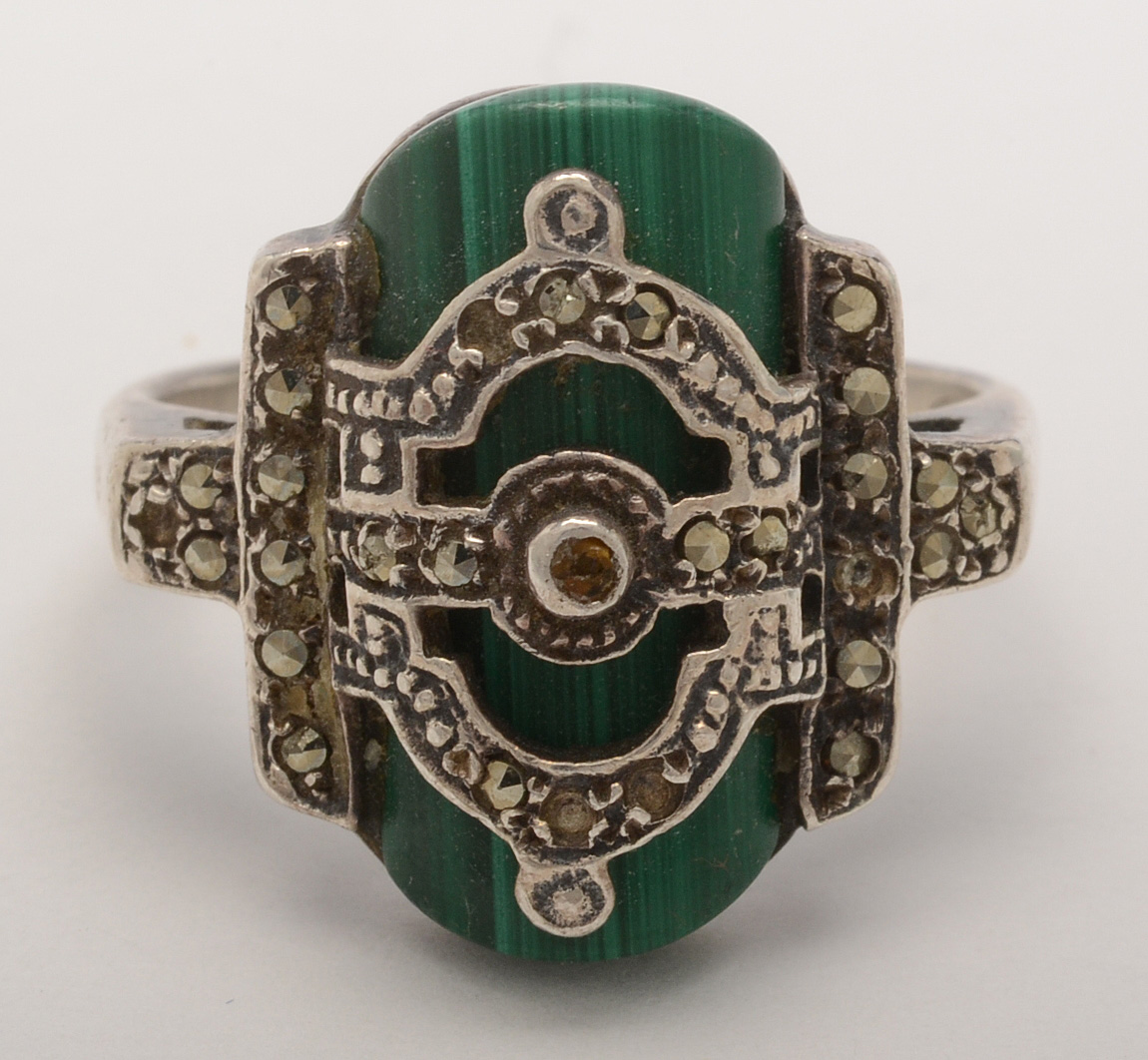 Sterling Silver and Costume Jewelry with Gemstones