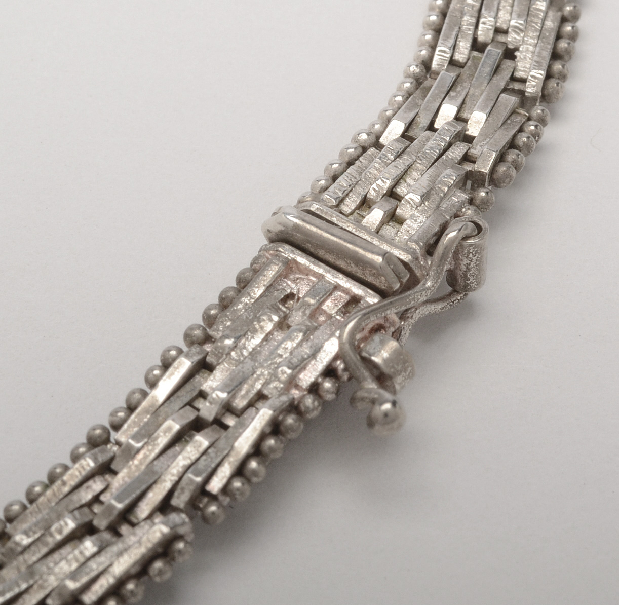 Sterling Silver Riccio Chain "V" Necklace