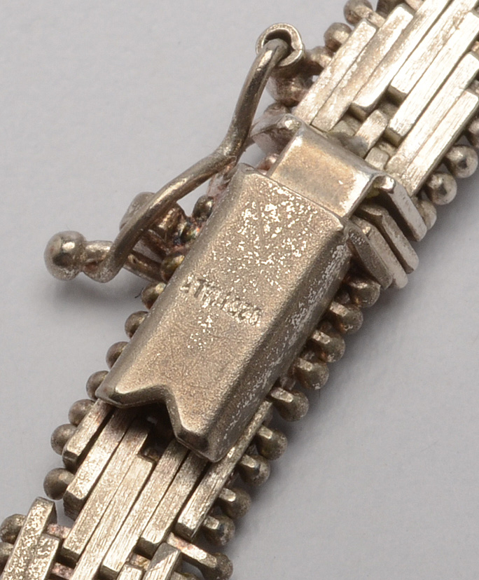 Sterling Silver Riccio Chain "V" Necklace