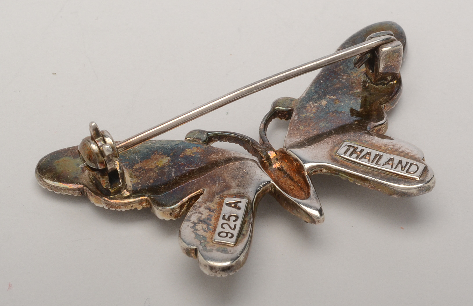 Sterling Silver Marcasite Brooches and RIng