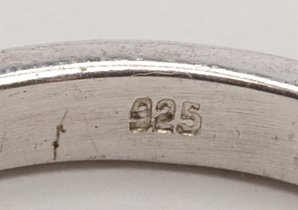 Sterling Silver and Silver Tone Rings with Cubic Zirconia and Other Stones