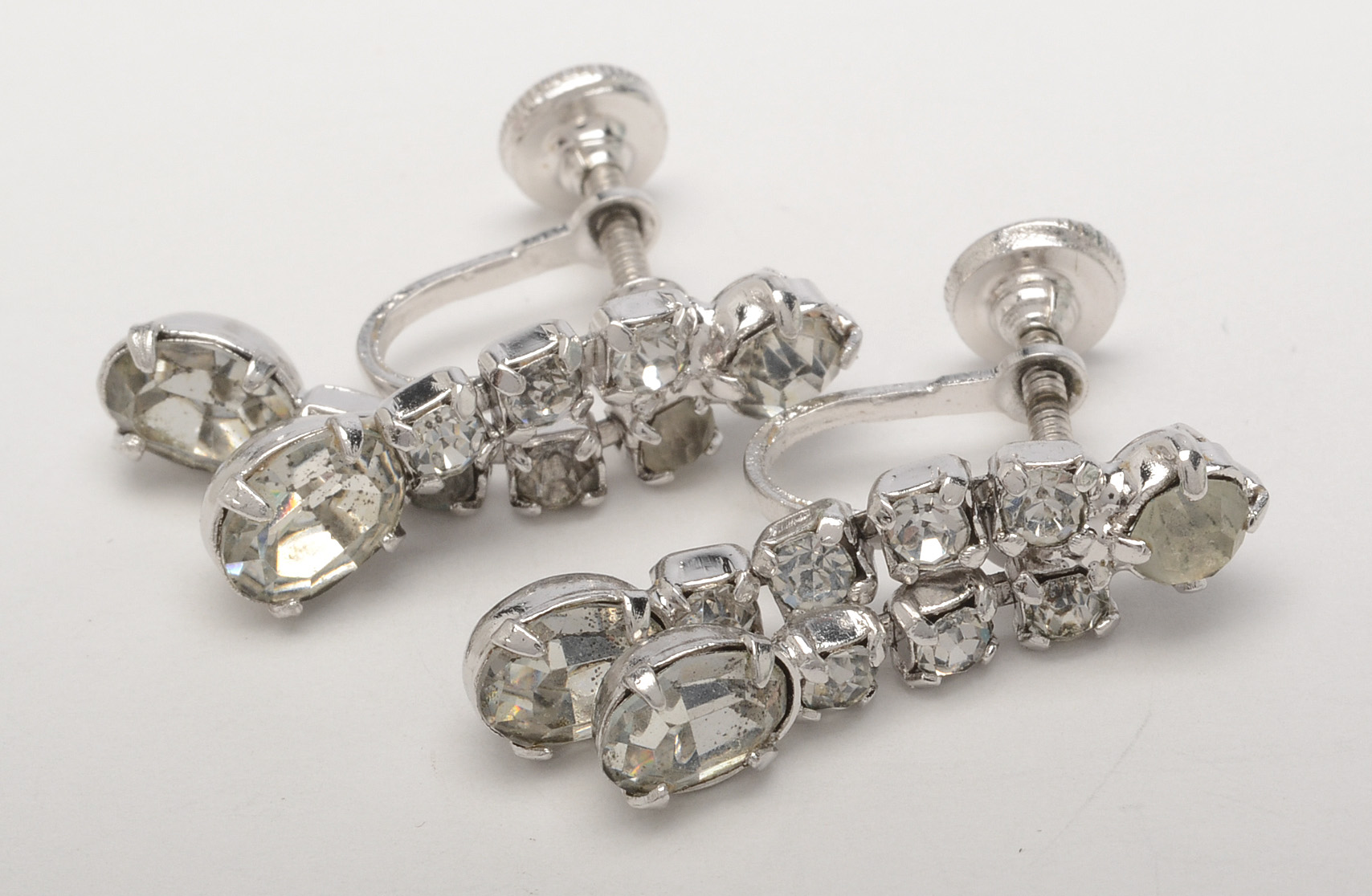 Costume Jewelry with Faux Pearls and Rhinestones