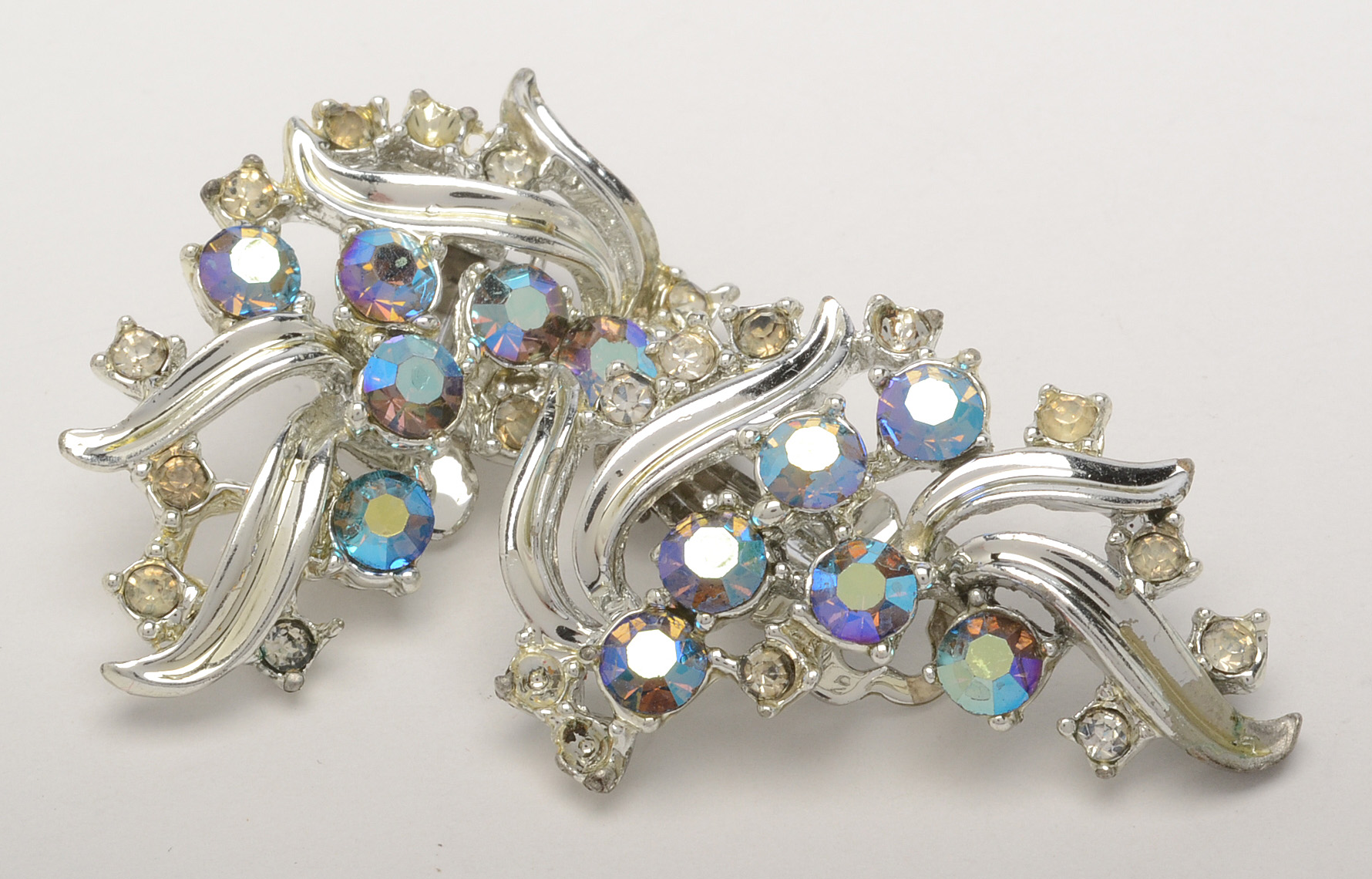 Costume Jewelry with Faux Pearls and Rhinestones