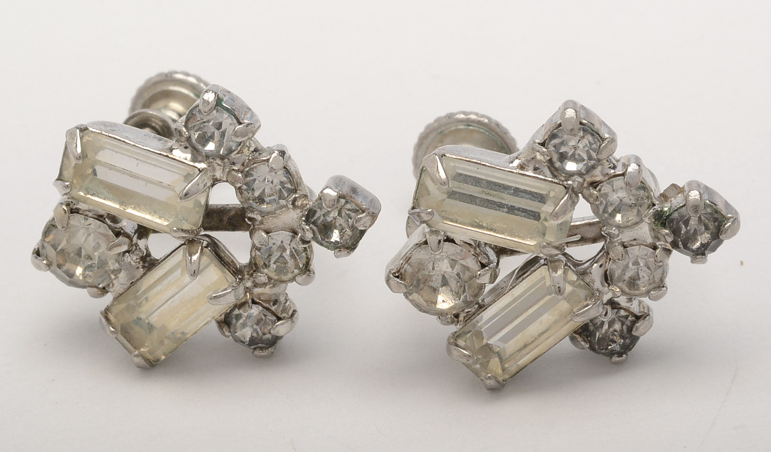 Costume Jewelry with Faux Pearls and Rhinestones