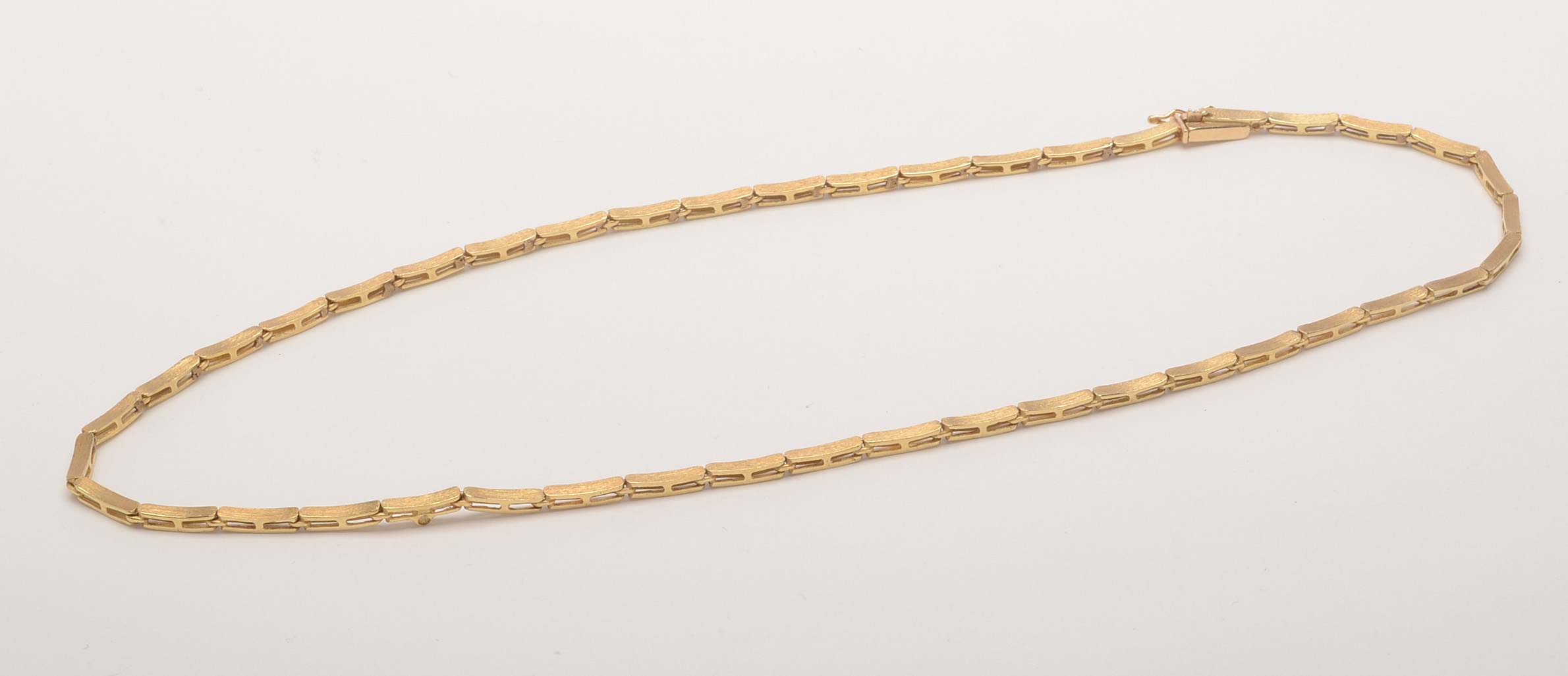 14K Yellow Gold Articulated Link Necklace