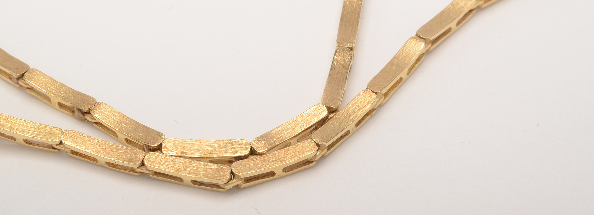 14K Yellow Gold Articulated Link Necklace