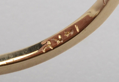 14K Yellow Gold Diamond Bridal Enhancer Ring