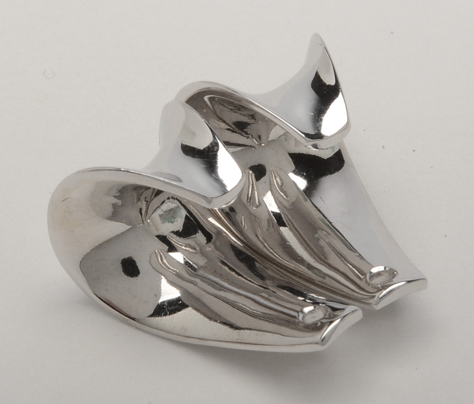 14K White Gold J-Hoop Earring Jackets