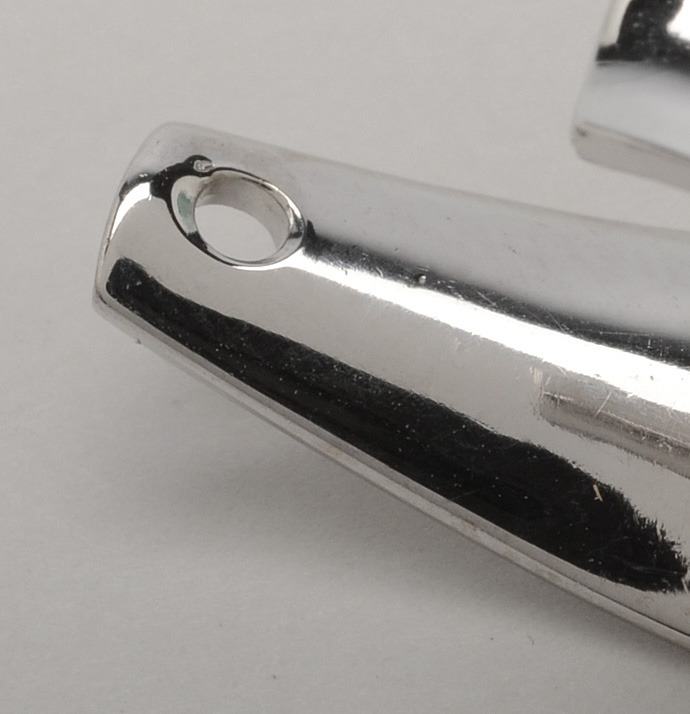 14K White Gold J-Hoop Earring Jackets