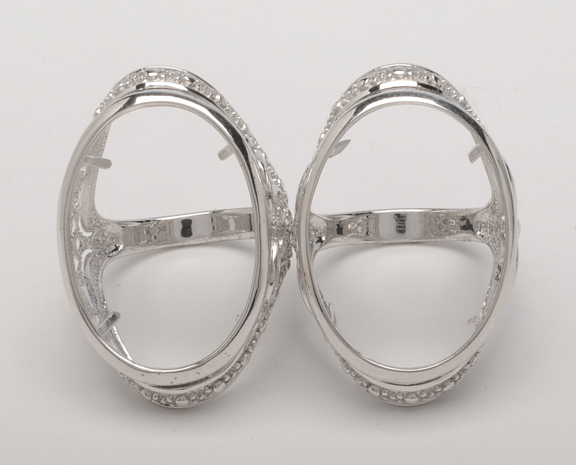 Sterling Silver Ring Semi-Mounts
