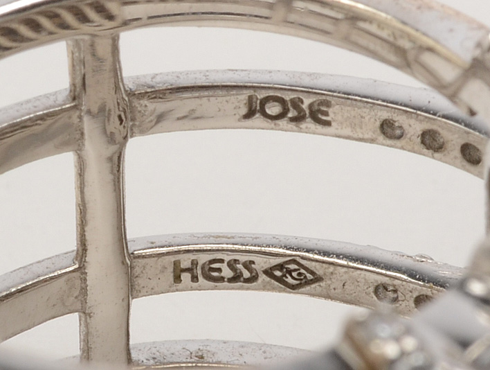 Sterling Silver Designer Rings and Necklace