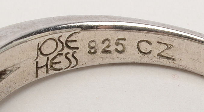 Sterling Silver Designer Rings and Necklace