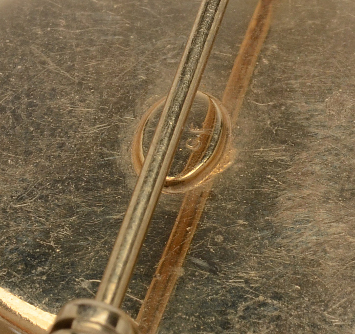 Vintage Alice Caviness and Portrait of Auguste Strobl Brooches