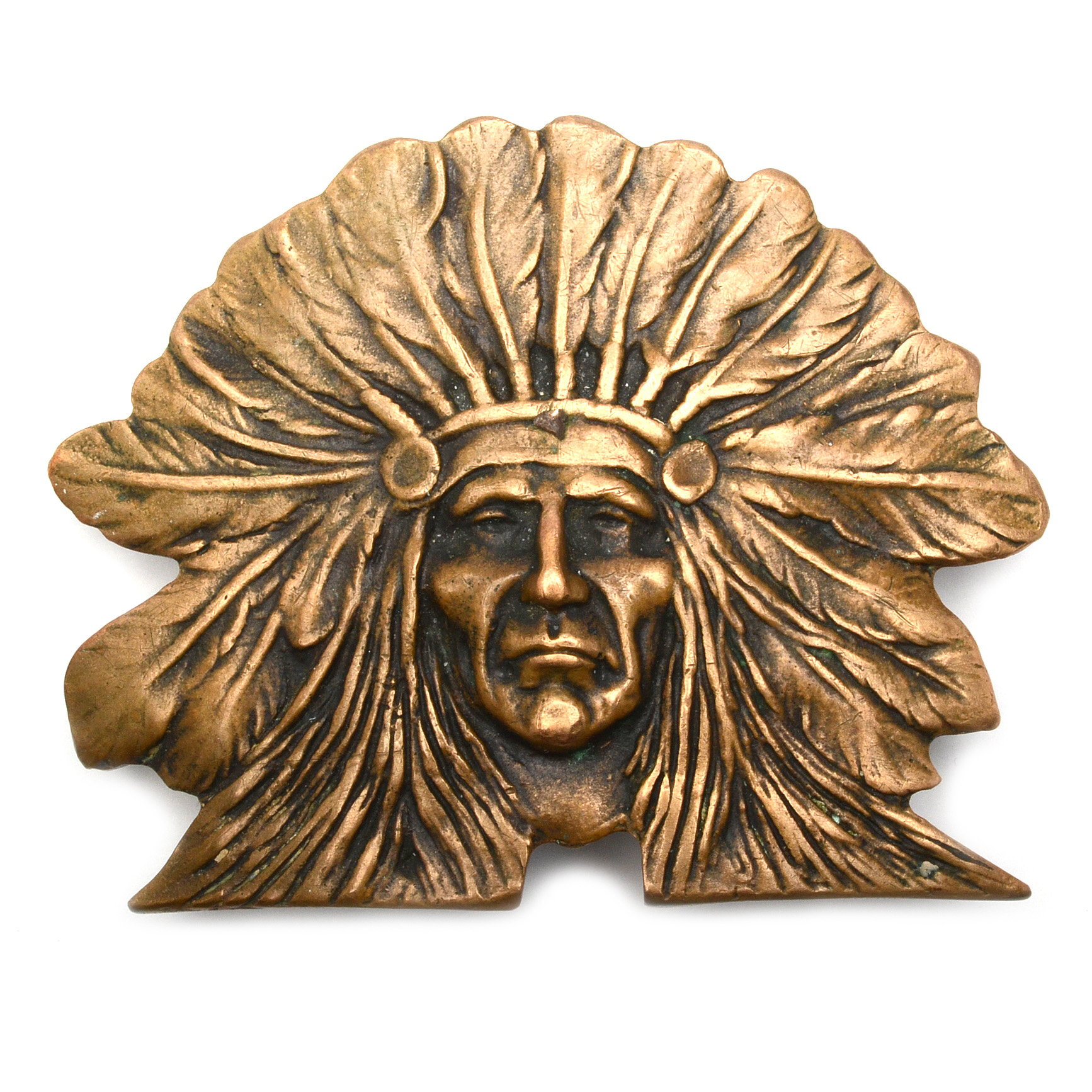 Limited Edition Cast Bronze Chief Unger Belt Buckle