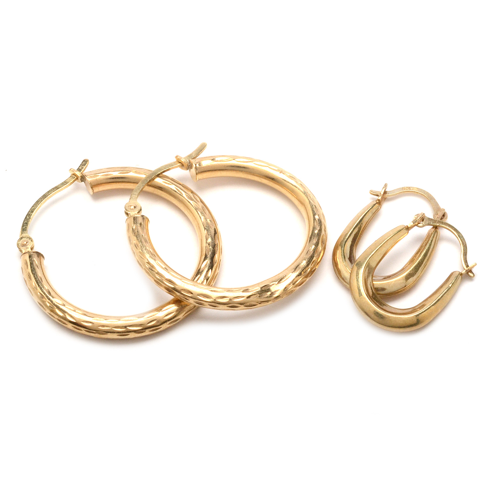 10K Yellow Gold Earrings