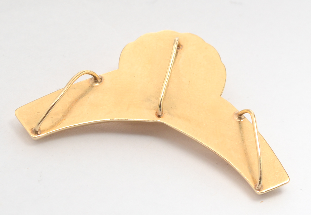 14K Gold and Diamond Slide Pendant