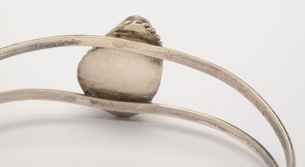 Sterling Silver and Turquoise Cuff Bracelet