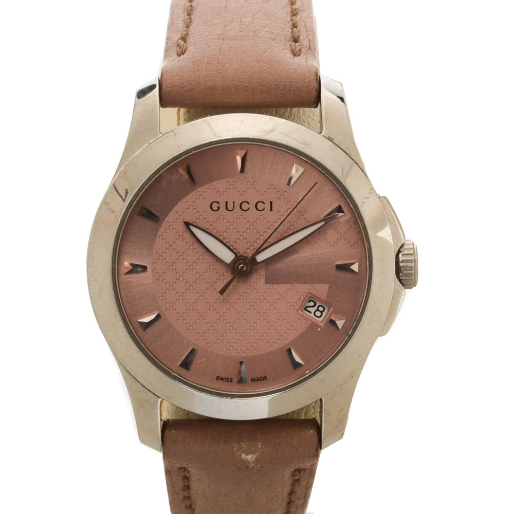 Gucci Watch with Leather Band