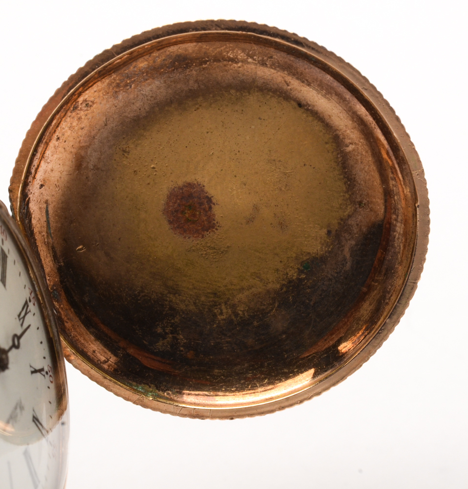 Antique Waltham Tri-Color Hunting Case Pocket Watch