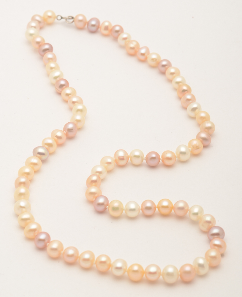 Freshwater Pearl Necklaces and Earrings
