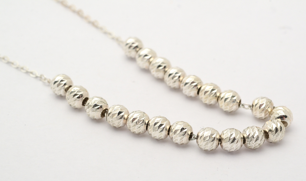 Sterling Silver Necklace and Earrings